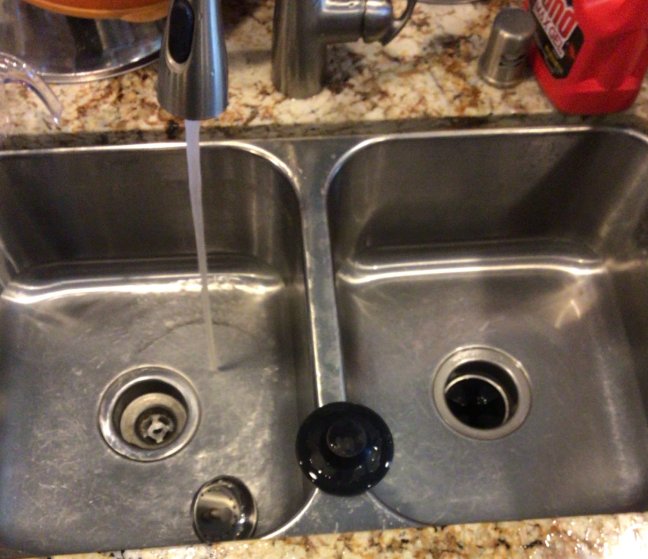 Unclogged Kitchen Sink Drain